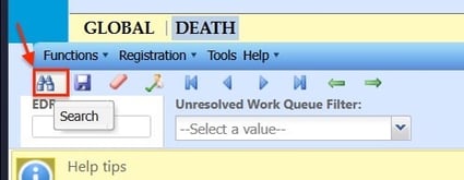 Search icon in GAVERS
