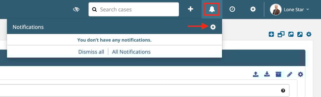 notification settings
