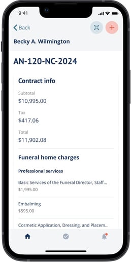 Contract info