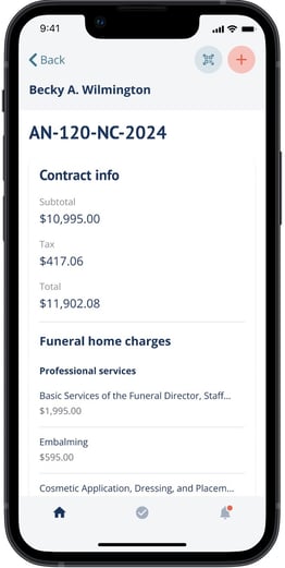 Contract info