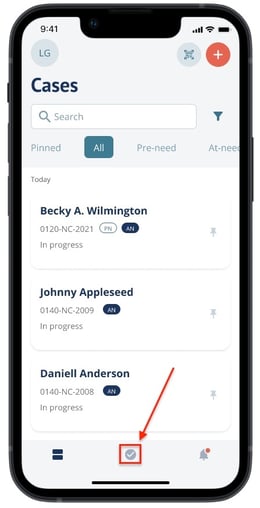 Global tasks page icon 