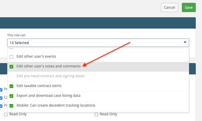 Edit other user's notes and comments permission