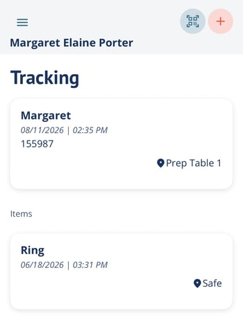 Track page