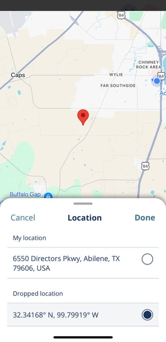 GPS tool for adding locations