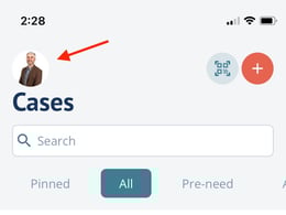 Select profile picture