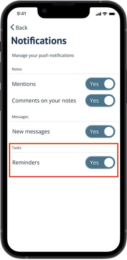 Reminders Notifications