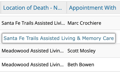 Hover tooltip with truncated information