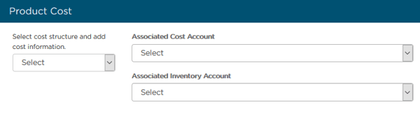 Product Cost:  The cost is the amount the funeral home purchased the item for. Some funeral homes will utilize this section for revenue reporting.