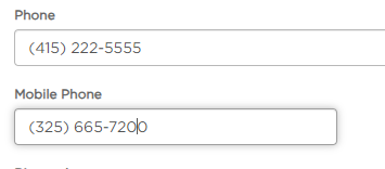Select your Profile in the top right corner of any Passare page.  Make sure you have Mobile phone listed correctly.
