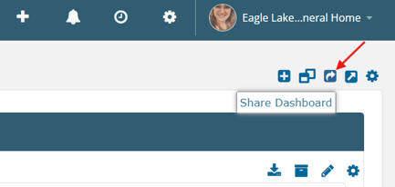 Share dashboard icon
