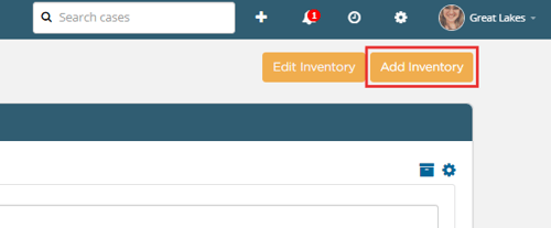Add inventory button