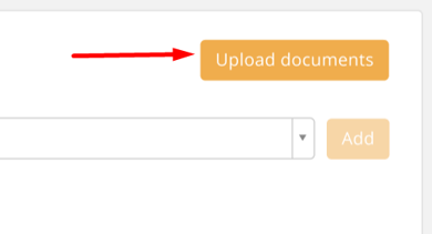 Upload documents button