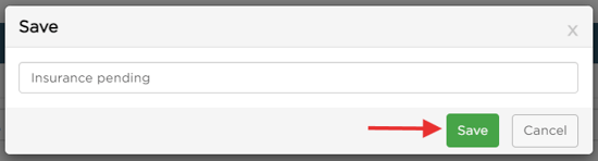 Name filtered tab