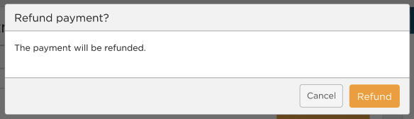 Click Refund button