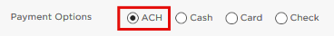 select ACH
