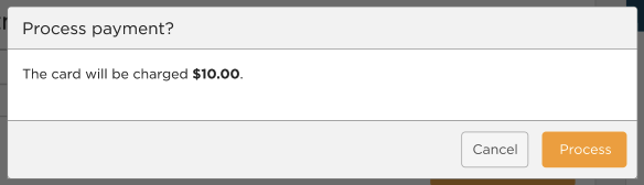 ACH payment confirmation