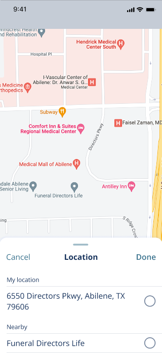 GPS view