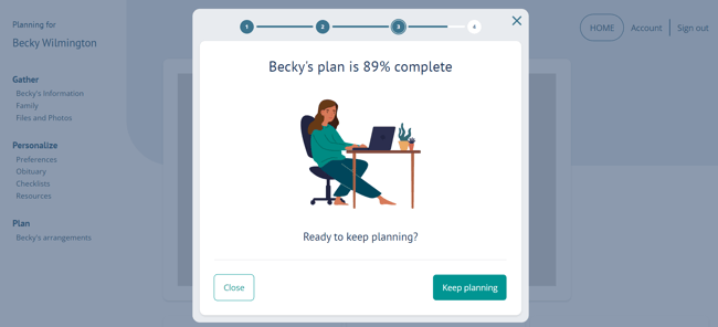 In progress ANAG modal