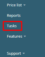 Go to Tasks to create a new checklist or edit an existing one.