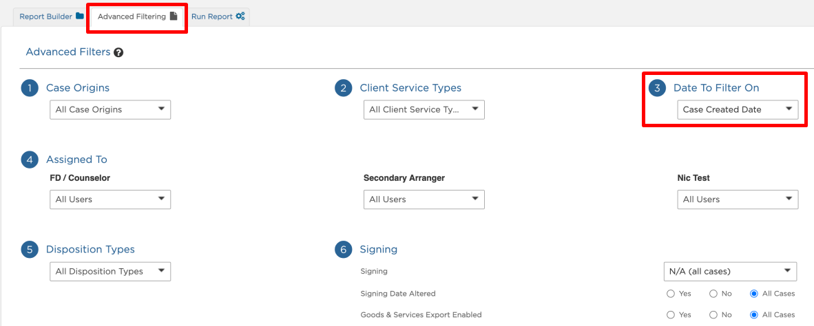 Run & customize User Reports