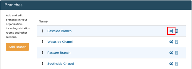 branches section