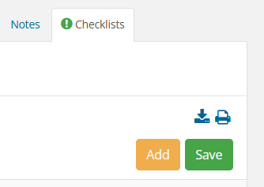 Completed checklist icon