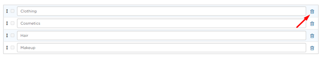 Delete checklist tasks
