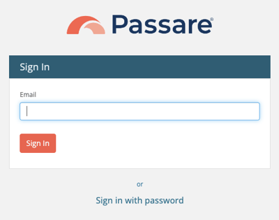 sign in screen
