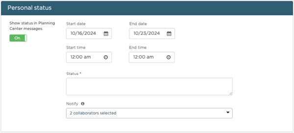 personal status section