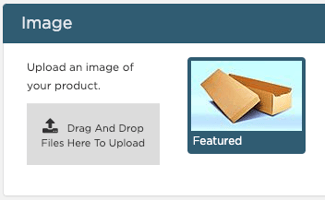 upload and select featured image