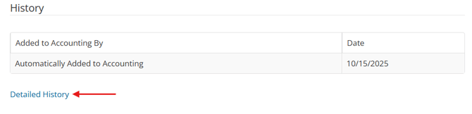 Detailed History link