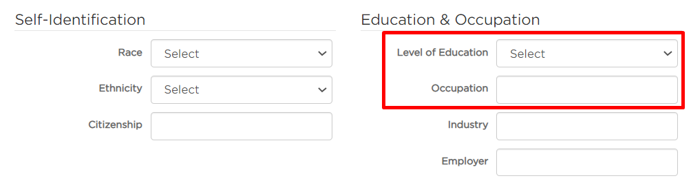 Vital Statistics page